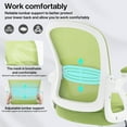 thumbnail image 4 of Nexthro Ergonomic Office Chair, Ergonomic Desk Chair with Adjustable Lumbar Support, Mesh Computer Chair with Comfy Flip-up Armrests, Executive Task Chair for Home Office (White/Green), 4 of 9