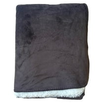 NorthCrest Home Sherpa Micromink Chocolate Brown Oversized Soft Throw Blanket