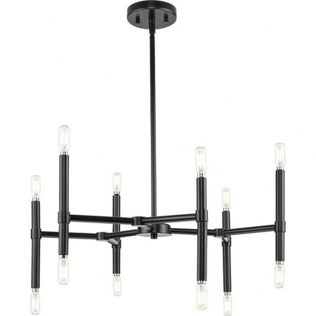 

Progress Lighting - Arya - 12 Light Chandelier In Mid-Century Modern Style-10.75