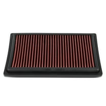 DNA Motoring AFPN-190-RD For 2015 to 2019 Mercedes to Benz C300 / C350E / E300 / GCL300 / SLC300 Washable Drop-In Air Filter Panel Red 16 17 18