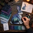thumbnail image 7 of DIY Embroidery Kit for Beginners, Forest Wildlife Hand Stitching Kit Complete Supplies, Embroidery Kit for Adults Kids Handmade Gift, Forest Embroidery Kit for Wall Decor Craft Gift, 7 of 7