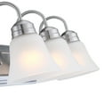thumbnail image 6 of 18.79" 3-Light Brushed Nickel Bathroom Vanity Light Fixtures, 6 of 8