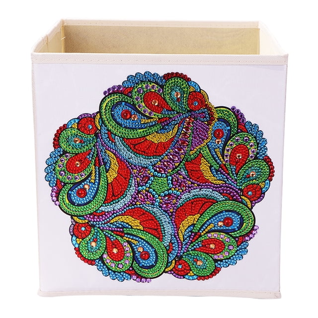 Kit de Pintura DIY Ygjytge Caja Almacenamiento Diamantes Imitación Mandala 5D Con Mosaico