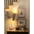 thumbnail image 4 of Lucas McKearn Nettle Luxe 2-Light Metal Table Lamp in Gold Stipes, 4 of 5