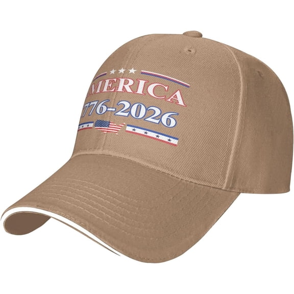 America 250th Birthday Hat 1776 2026 250 Years Anniversary Adjustable Trucker Cap for Men Women