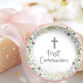 thumbnail image 2 of My First Communion 6.75" Round Plates 20 ct - Pink, 2 of 4