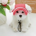 thumbnail image 6 of Summer Pet Sun Hat with Bow Ears Breathable Mesh Shade for Dogs and Cats, 6 of 6