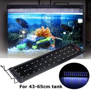 Aquatic Aquarium Fish Tank Light 43-65cm 36 LED 9W Full Spectrum Touch Switch 2 Modes 5730 LED Lamp Light 110V/220V