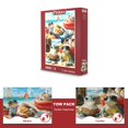 thumbnail image 2 of Puzzle Pixlora, paquete de 2 unidades, 1000 piezas, tortugas marinas, playa, 68 x 49 cm, 2 of 5