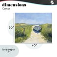 thumbnail image 4 of Stupell Industries Tropical Moored Boat on Path Canvas Art, 40 x 30, by Sisi and Seb, 4 of 8