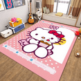 thumbnail image 6 of Cartoon KT Cat  Home Carpet Bedroom Bedside Rug Living Room Decoration Carpet Full-size Floor Mat, 6 of 6