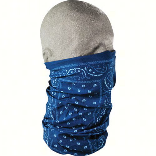 Zan Headgear Motley Tube Poly Blue Paisley One Size