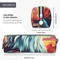 thumbnail image 3 of Honeii Western Style Bald Eagle Pattern Pencil Case, Pencil Pouch, Pencil Case Small, Pencil Pouch Aesthetic, PVC Pencil Pouch, Pencil Bag, Makeup Pouch, 3 of 7