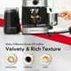 thumbnail image 5 of 7 Pc All-In-One Espresso Machine & Cappuccino Maker Barista Bundle Set w/Built-In Steamer & Frother (Inc: Coffee Bean Grinder, Portafilter, Milk Frothing Cup, Spoon/Tamper & 2 Cups), Stainless Steel, 5 of 5