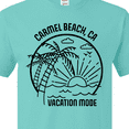 thumbnail image 4 of Inktastic Summer Vacation Mode Carmel Beach California T-Shirt, 4 of 5