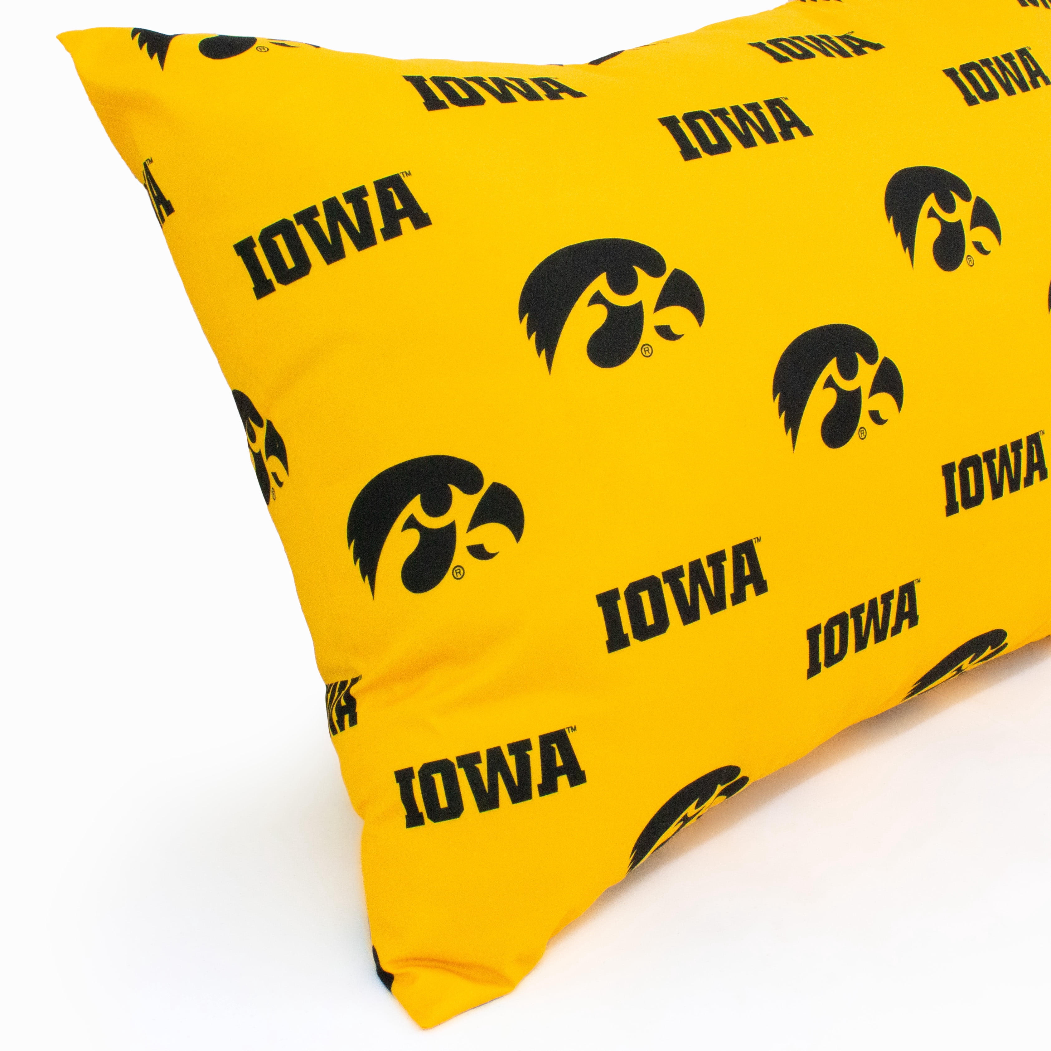 Iowa Hawkeyes Pillowcase Body Pillow - 20" x 60"