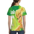 thumbnail image 4 of Kids 3D Graphic Tinker Bell T-Shirts, Novelty Shirts Crewneck Short Sleeve Tees for Youth Boys Girls, 4 of 8