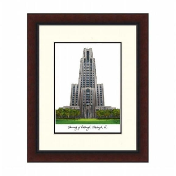 Campusimages PA993LR University of Pittsburgh Legacy Alumnus Framed Lithograph