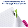 thumbnail image 5 of Avery Margin Ultra Tabs, 2.5" x 1", 2-Side Writable, Assorted Neon Color, 48 Repositionable Page Tabs (74865), 5 of 5