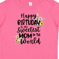 thumbnail image 4 of Inktastic Happy Birthday to the Sweetest Mom in the World Girls Baby T-Shirt, 4 of 5