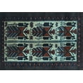 thumbnail image 1 of Ahgly Company Indoor Rectangle Persian Light Blue Traditional Area Rugs, 2' x 4', 1 of 4