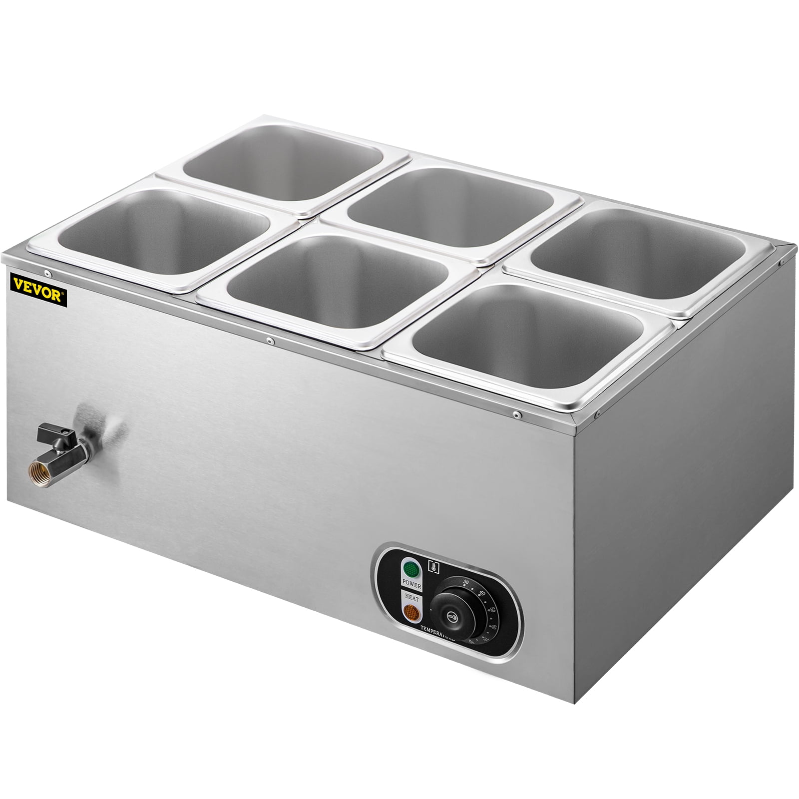 12 x 20 Drop-In Uninsulated Hot Food Warmer, Model SS206