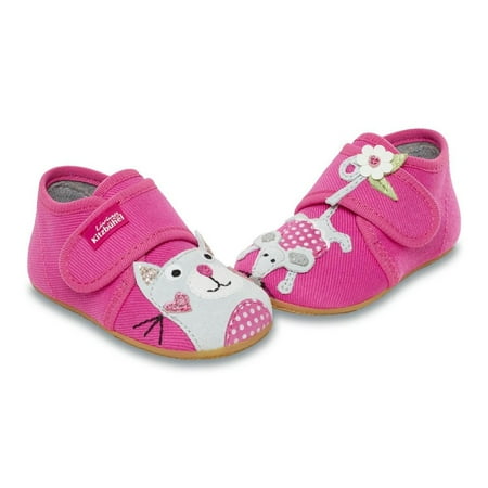 

Girls Pink Slipper Littlie Cat & Mouse