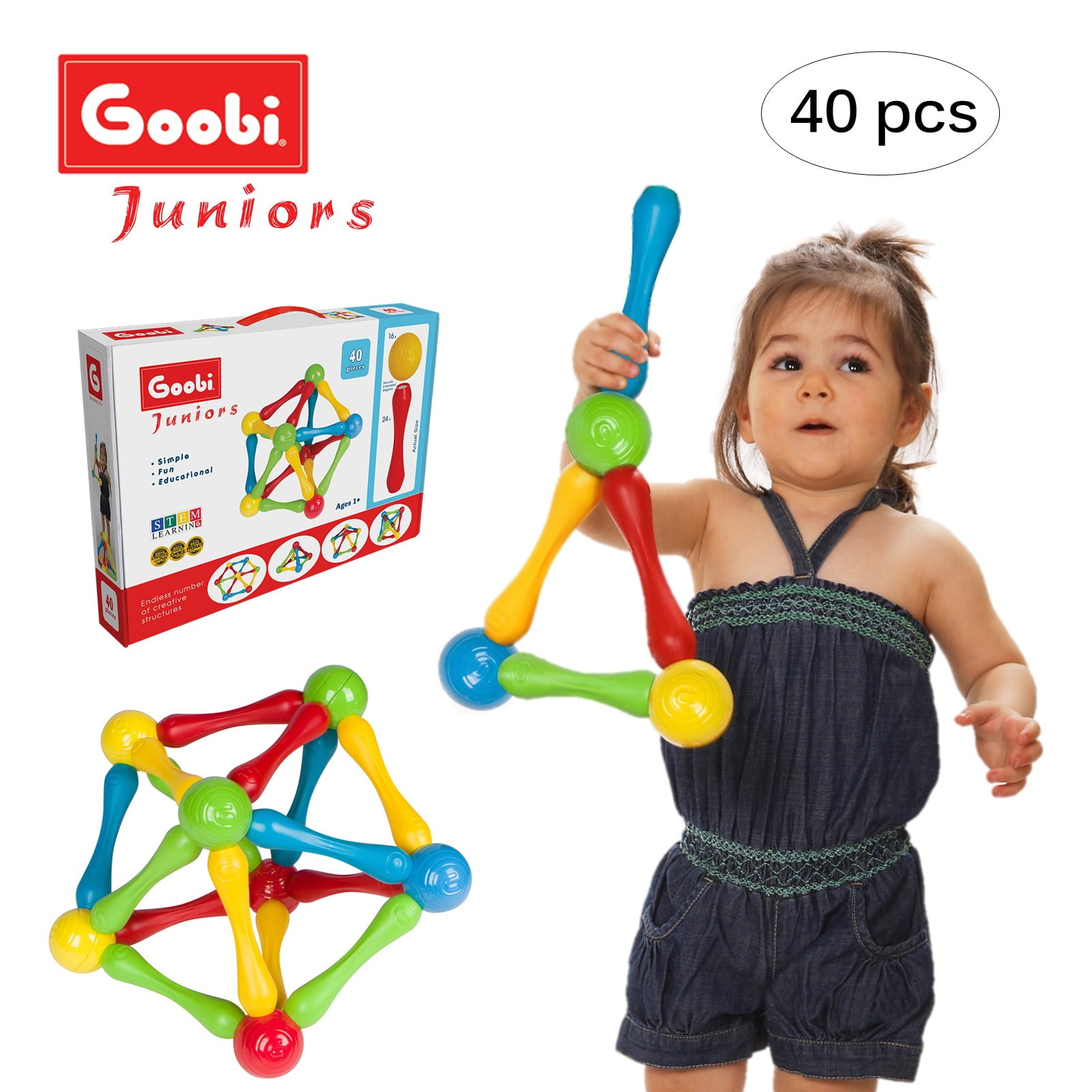 Goobi Juniors 40 Piece Magnetic 