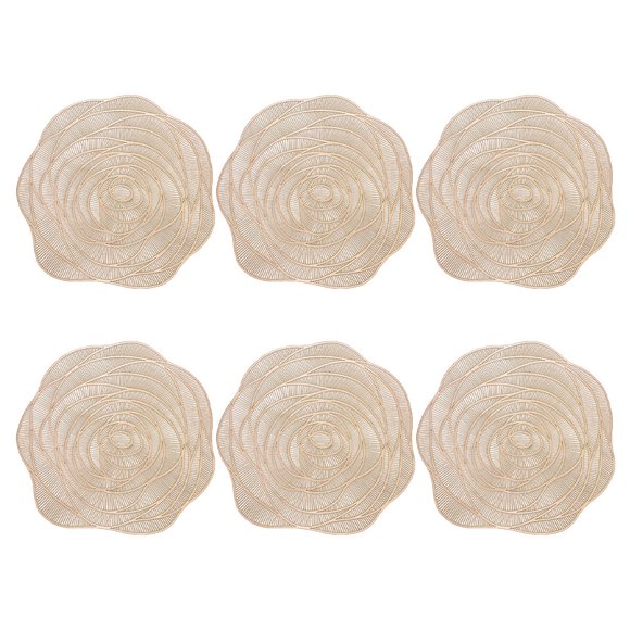 AURARMLET 6Ud Manteles Individuales Huecos En Forma De Para Y Cocina