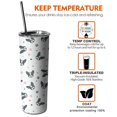 thumbnail image 6 of 20oz French Bulldog Skinny Tumblers Stainless Steel Tumbler with Lid and Straw,Vacuum Insulated Double Wall Travel Tumbler Cups with Cleaning Brush for Coffee,Tea, 6 of 6