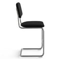 thumbnail image 2 of Pemberly Row Fabric Counter Height Stool (Set of 2) in Black, 2 of 5