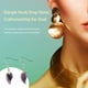 thumbnail image 5 of Qarigey 1 par de aretes de perlas, joyería de moda, mano de obra ligera, accesorio de citas para baile de graduación, colgante para mujer Ropa, zapatos y accesorios Miscelánea Tipo 4, 5 of 6