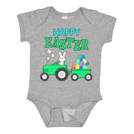 

Inktastic Happy Easter Bunny and Tractor Gift Baby Boy or Baby Girl Bodysuit