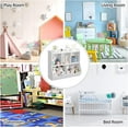 thumbnail image 3 of Kids Bookshelf and Toy Storage Organizer, Children's Cubby Bookcase Toy Chest with 5 Storage Cubbies for Small Space, Playroom, Bedroom, Living Room, White, 3 of 8