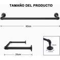 thumbnail image 3 of Perchero Tubería Industrial Vintage De Colgar Ropa Estante, Pared Ropa para Colgar, Barra Ropa Desmontable, Barra Multiusos para Colgar en el Armario,Balcón, Baño, Dormitorio (Dorado), 3 of 4