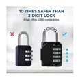 thumbnail image 5 of 2pcs 4-digit Combination Padlock, Suitable For Sports Lockers, Fences, Tool Boxes And Buckle Cabinets, 5 of 5