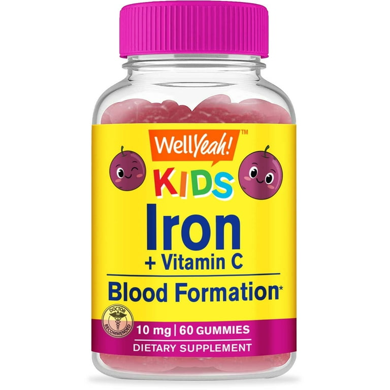 Wellyeah Iron Gummies For Kids With
