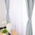 thumbnail image 3 of 4pcs Curtain Tieback 23" Holdback Decorative Rope Curtain Holders, Purple, 3 of 7