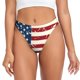 thumbnail image 1 of Fotbe Vintage American Flag Tanga Sin Costuras para Mujer con Estampado – Panties Invisibles, Transpirables y Cómodos para Uso Diario-Large, 1 of 6