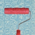 thumbnail image 1 of VONKY 7-Inch Assorted Embossed Pattern Painting Roller with Plastic Handle 14 Red Type 8, 1 of 2