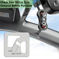 thumbnail image 3 of Dash Cam Mount, Aluminum Rearview Mirror Bracket Installation Kit, for Rove R2-4K, R2-4K PRO and R2-4K Dual Car Dash Cams, 3 of 7