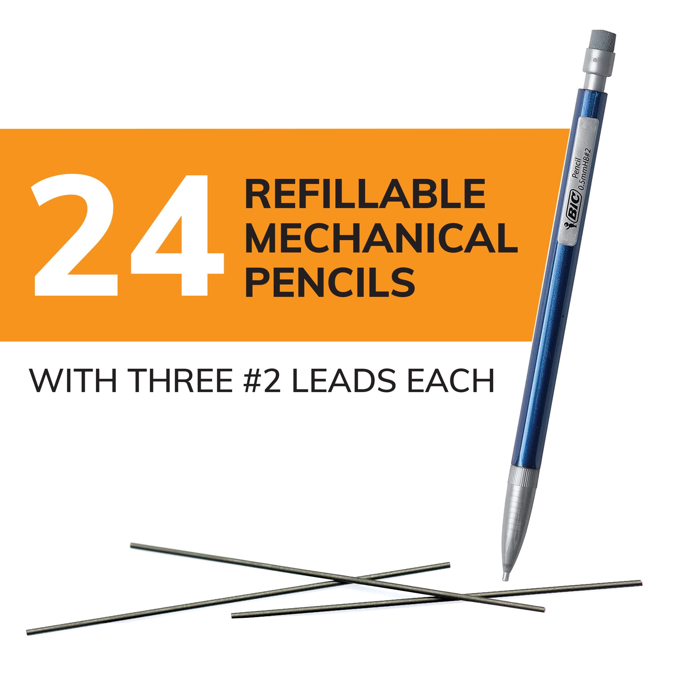 BIC Xtra Precision Mechanical Pencils, 0.5 mm, 10 Count