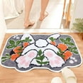 NGHnuifg Resurrectional Bathroom Carpet The Bathroom With Rabbits
