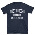 thumbnail image 1 of West Concord Minnesota Classic Established Men's Cotton T-Shirt, 1 of 1