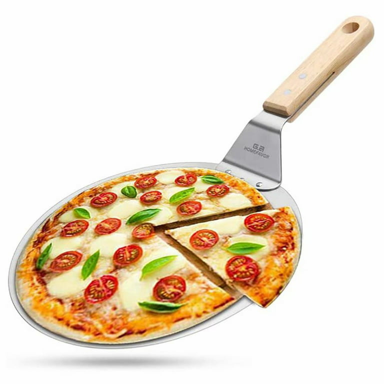 SHANGPEIXUAN Stainless steel Pizza Peel Rack with Heavy Duty Metal Base  Total height 70 Stand Single Sided Pizza Oven Accessories Tool Rack No  Pizza