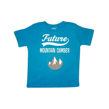 

Inktastic Future Mountain Climber Hiking Gift Toddler Boy or Toddler Girl T-Shirt