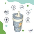 thumbnail image 3 of Zak Designs 10oz Harry Potter Kids Handle Tumbler, Stainless Steel Tumbler with Soft Silicone Straw, Leak-Proof, Easy to Hold, Blue, 3 of 5