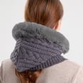 thumbnail image 6 of iHPH7 Scarves for Women Hat with Scarf Attached Hooded Scarf for Women Hat and Scarf Set for Women Christmas Gifts Neck Warmer One Piece Cold Scarf Hats A One Size, 6 of 6