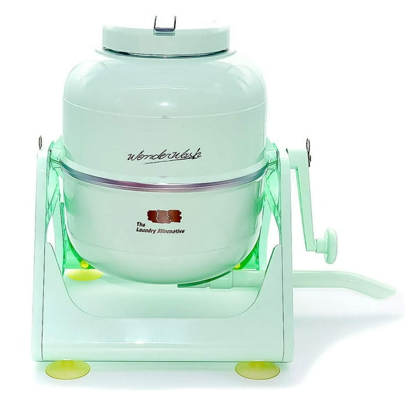 The Laundry Alternative Wonder Wash Retro Portable Washing Machine, Mint Green