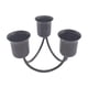 thumbnail image 2 of Candelabro de pilar simple Candelabros decorativos Candelabros cónicos Candelabro de 3 brazos para banquete de boda Decoración de banquete Ornamento Negro Fernando Porta vela, 2 of 8